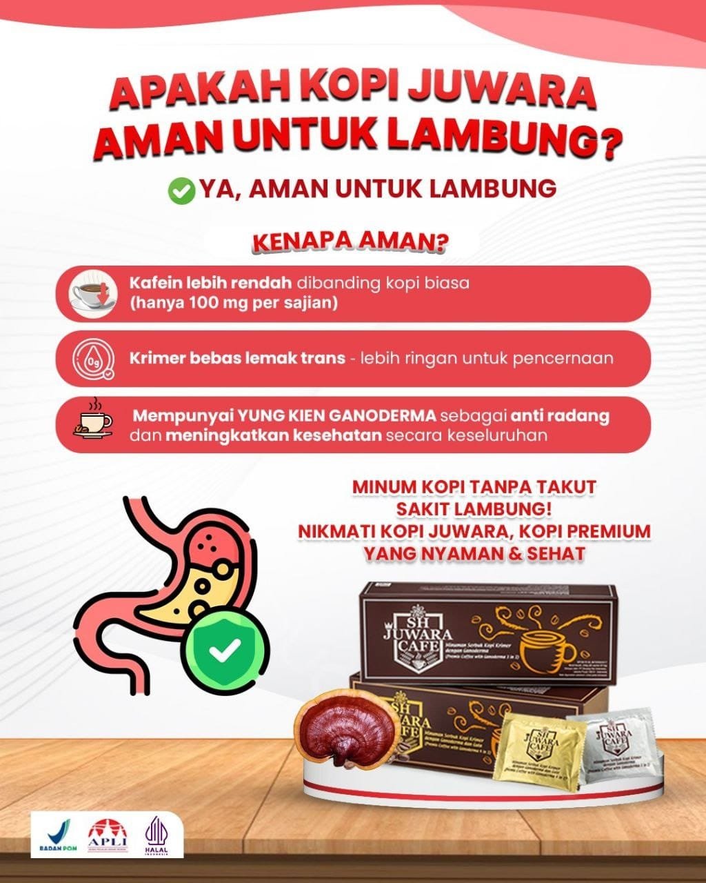 Apakah Kopi Juwara Aman Untuk Lambung?